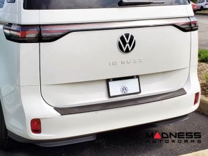 Volkswagen ID. Buzz Rear Bumper Sill Cover - Hexo Pattern - Black Finish